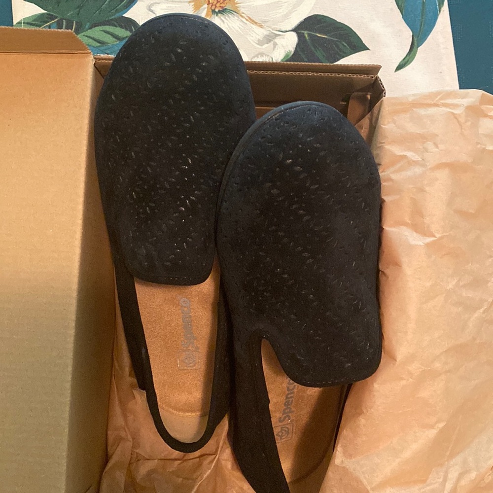 Spenco Bailey Ballet Flats Size 8 Black New